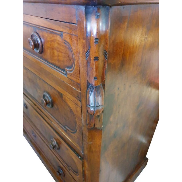 Tan Louis Philippe Chest of Drawers, 1880 For Sale - Image 8 of 12