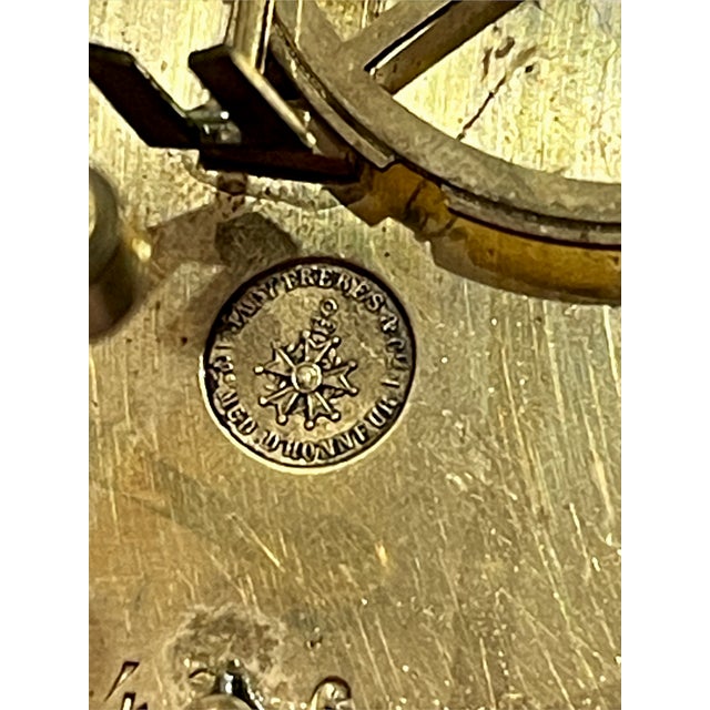 Napoleon III Euterpe Mantel Clock in Patinated Spelter by Japy Frères, 19th Century For Sale - Image 16 of 18