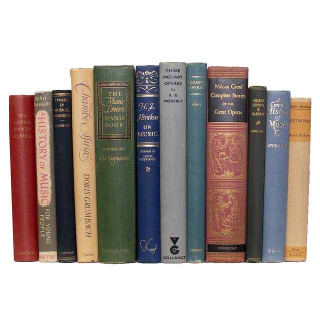 Distinguish any space with our Vintage Music SubjectPak from Booth & Williams. One linear foot of authentic vintage books...