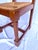 Vintage 1950s French Oak Ladder-Back Rush Seat Chairs - Set of 6 For Sale - Image 16 of 16