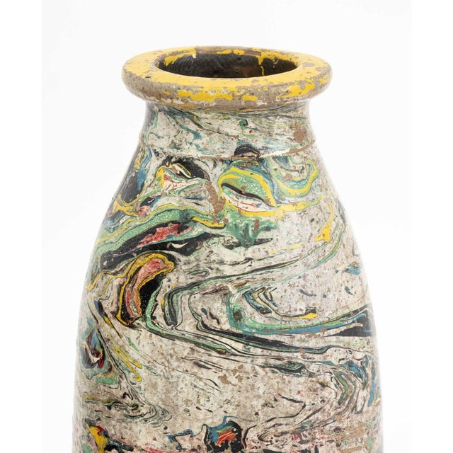 American Marbleized Glazed Pottery Articles, 10 For Sale - Image 4 of 13