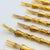 Mid 20th Century Vintage Golden Bamboo Cocktail Forks - Set of 11 For Sale - Image 5 of 9