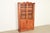 English Country Farmhouse Carved Walnut Bookcase Cabinet, 1970s For Sale - Image 4 of 13