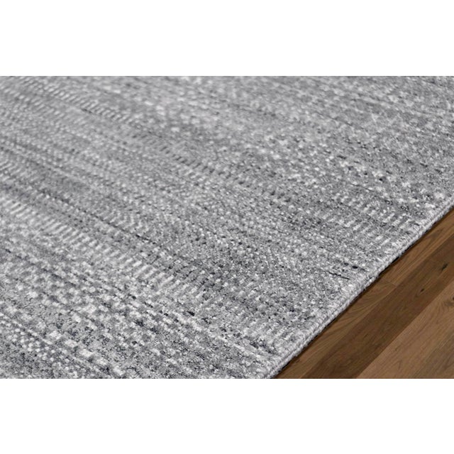 Modern Pasargad Home Transitiona Grey Wool Area Rug- 9'11" X 13'11" For Sale - Image 3 of 4
