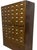 Vintage Gaylord Bros. 60-Drawer Library Card Catalog Cabinet With 3 Pull-Out Shelves For Sale - Image 9 of 12