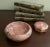 This 2 piece elegant desk set is made of a rose-colored marble with beautiful veining. The catch-all bowl is perfect for...