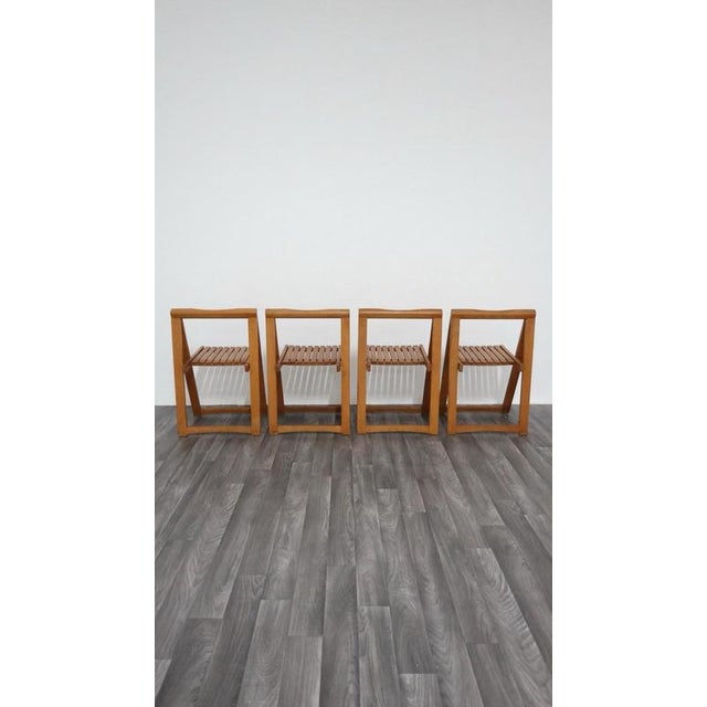 Trieste Chairs by Aldo Jacober for Alberto Bazzani, 1960s, Set of 4 For Sale - Image 17 of 18