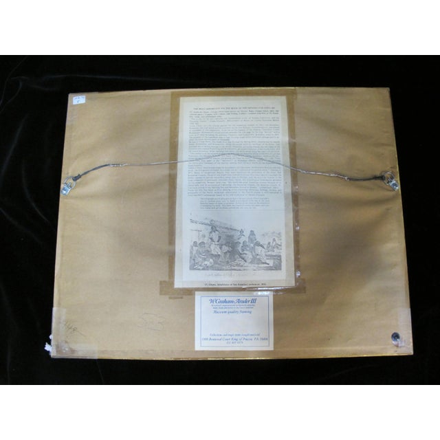 Figurative Louis Choris Hand Tinted C1822 Lithograph Plate III 3 Aleutian Natives For Sale - Image 3 of 5