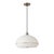 Nova Nova of California Modern Brass Pendant Light - Dinning and Kitchen Ceiling Lighting Fixure, White Lucite Shade, Chandelier For Sale - Image 4 of 6