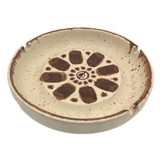 Mid 20th Century Otagiri Stoneware Ceramic Ashtray For Sale
