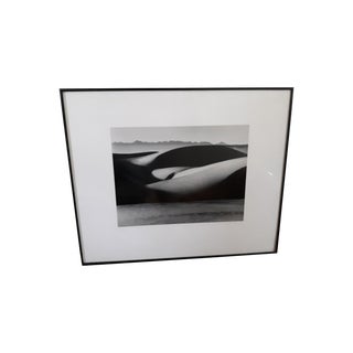 Late 20th Century "Oceano Dune" Black and White Photograph by Robert Werling, Framed For Sale