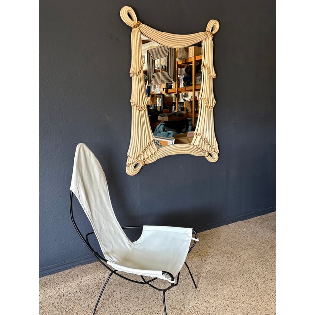 Hollywood Regency Hollywood Regency Style Wall Mirror For Sale - Image 3 of 12