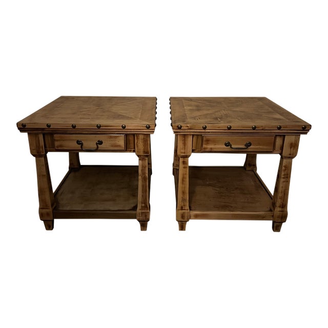 Solid Wood End Tables For Sale