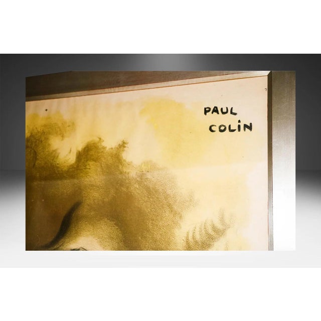 Original French Art Deco Period Poster by Paul Colin 1928 For Sale - Image 10 of 10