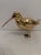 Vintage Hollywood Regency Brass Sandpiper Bird Sculpture For Sale - Image 4 of 10