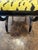 Mid 19th Century Mid 19th Century Black X Base Ottoman/Bench For Sale - Image 5 of 6