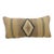Vintage Yellow and Tan Navajo Style Woven Decorative Lumbar Pillow For Sale