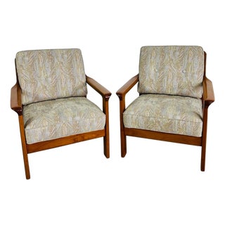 Danish Easy Chairs - A Pair For Sale