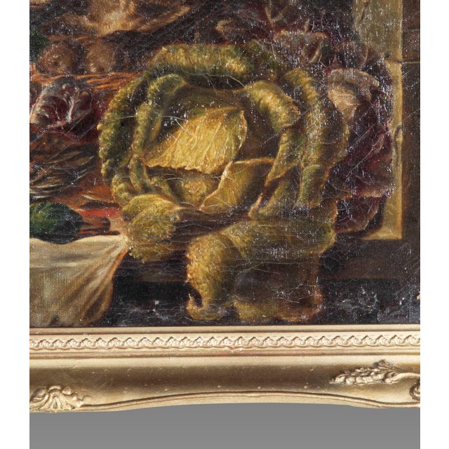 Mid 19th Century Monkey, 1850, Oil on Canvas, Framed For Sale - Image 5 of 6