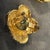 Metal 1980s Costume Jewelry Gilt Metal and Enamel Italian Earrings For Sale - Image 7 of 9