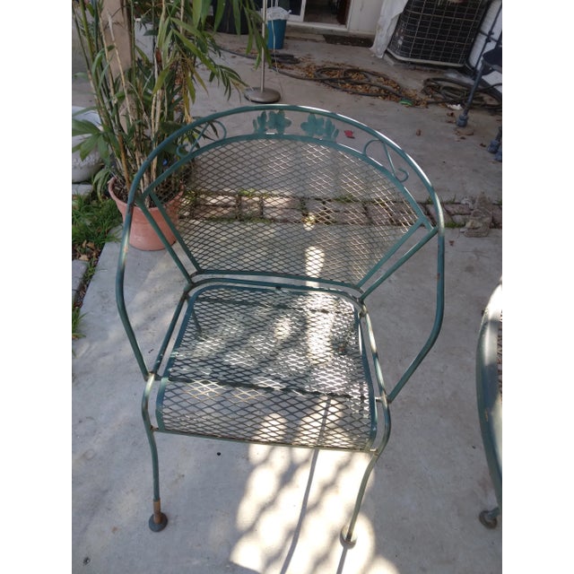 Woodard Briarwood Model Patio Dining Table & 4 Chairs For Sale In San Diego - Image 6 of 13