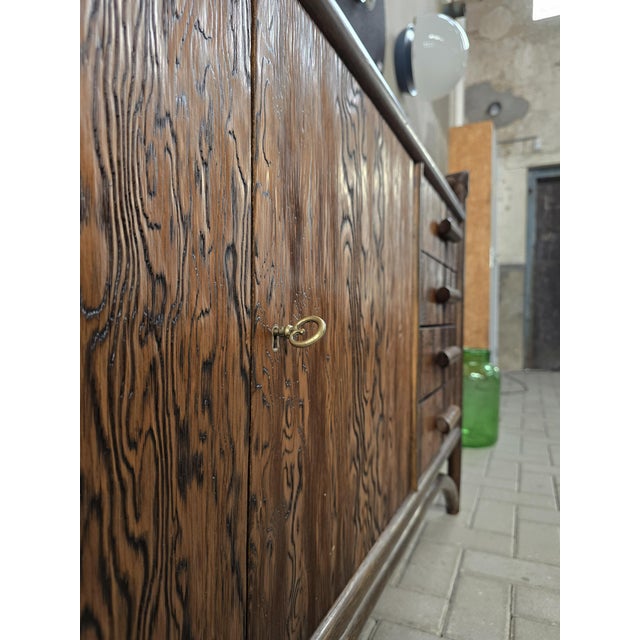 Mid-Century Sideboard in Wood and Bamboo, 1970s For Sale - Image 16 of 18