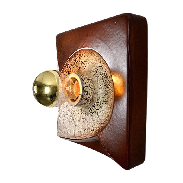 Fat Lava Ceramic Sconce from Pan, 1970s For Sale