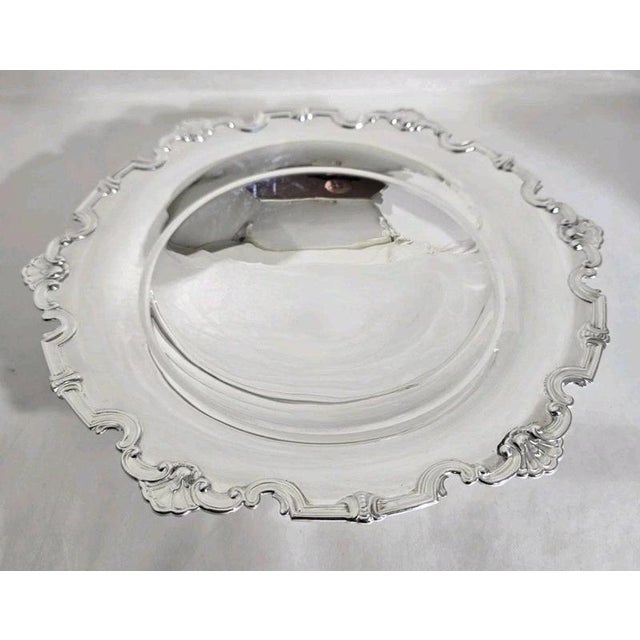 Mid-Century Sterling Silver Cake Compotier Tazza, Sheffield, 1965 For Sale - Image 3 of 18
