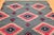 Vintage Southwestern Kilim Rug, Flat-Woven Wool, Geometric Pattern, Green & Red, 4x5 For Sale In Chicago - Image 6 of 13