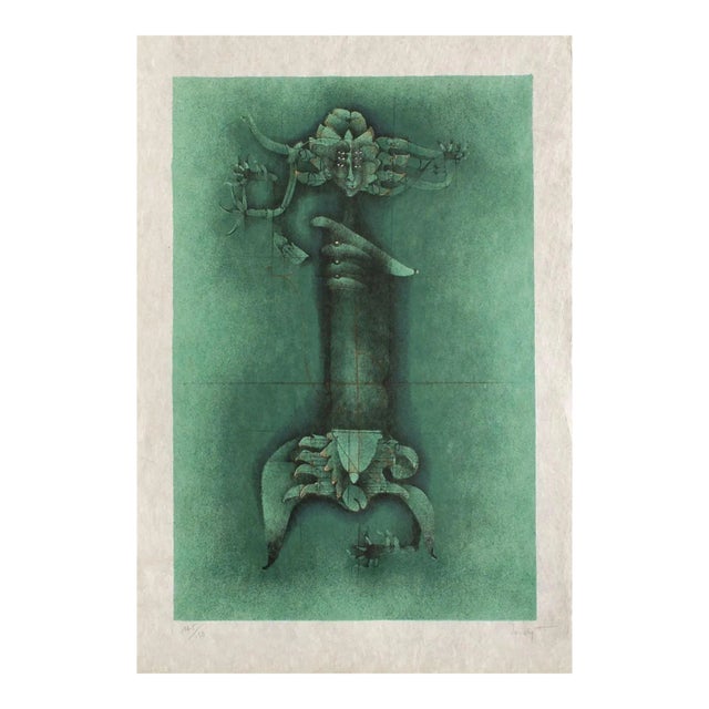 1970s Frédéric Bouche Syncopated Look Lithograph For Sale