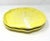 Yellow 1950s Vintage Portuguese Secla Yellow Majolica Lettuce Leaf Lunch Plates- a Pair For Sale - Image 8 of 9