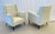 Mid-Century Modern Gio Ponti Style Armchairs, Wingback Chairs, Pair in Kravet Bouclé For Sale - Image 13 of 13