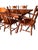 Wood 1970s Trestle Table / X Brace Legs With 6 Matching Original Chairs. A True Classic. For Sale - Image 7 of 12