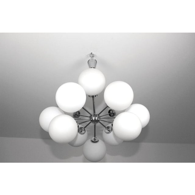 1960s Sputnik Chandelier from Nikoll, 1960s For Sale - Image 5 of 14