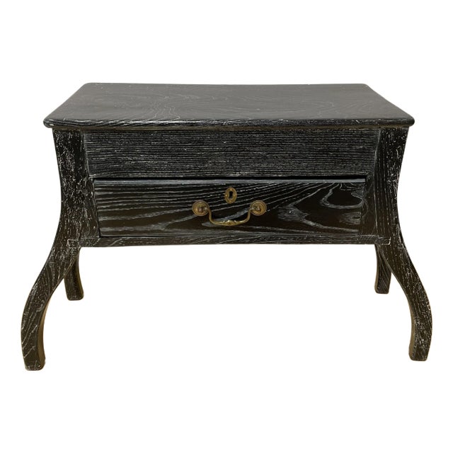 Late 19th Century Cerusé Oak English Hall Bench For Sale