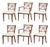 Set of Six Regency Style Mahogany Arm Chairs For Sale