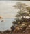 Antique California School Coast of Monterey Signed Illegible Oil Painting -wood? For Sale - Image 9 of 12