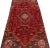 Persian 1960s Vintage Persian Shiraz Handmade Red Medallion Wool Rug For Sale - Image 3 of 7