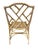 Vintage 5-Piece Bamboo Glass Dining Table & Chairs For Sale - Image 11 of 14