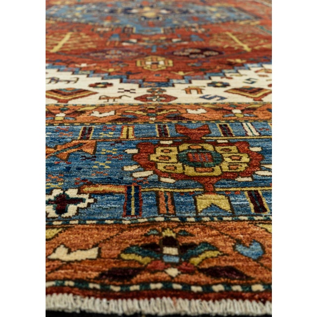 Contemporary Oriental Handmade Rug 8'11" x 11'11" For Sale - Image 3 of 4