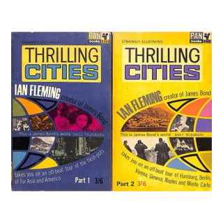 1960s Thrilling Cities Part 1 & 2 Books - Pair For Sale