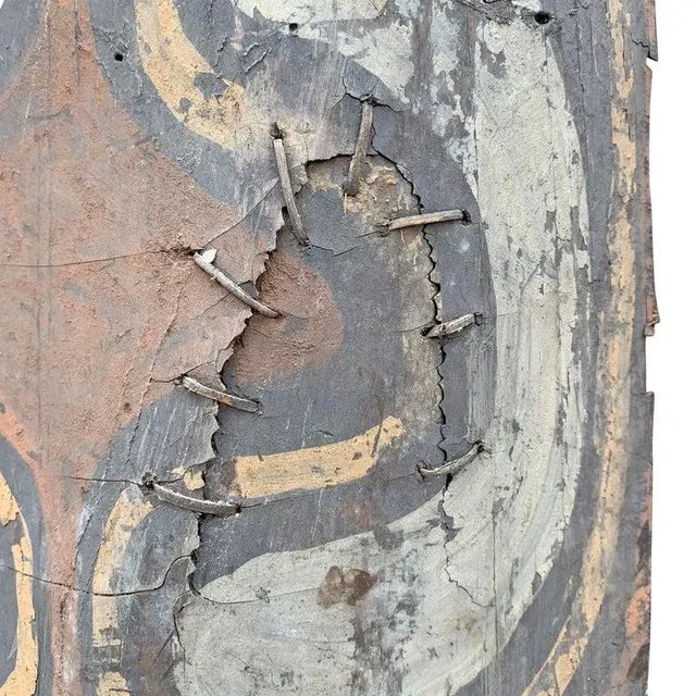 Painting From a Kwoma Ceremonial House Ceiling For Sale - Image 9 of 12