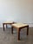 1960s Pair of Mahogany and Travertine Tables Attributed to John Keal for Brown Saltman For Sale - Image 11 of 12
