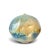 A gorgeous studio pottery moon pot with a dynamic glaze treatment. Signed on the base