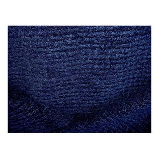Brunschwig & Fils BF10686 Matrix Indigo - Sapphire Textured Chenille Upholstery Drapery Fabric - 1-5/8 Yards For Sale