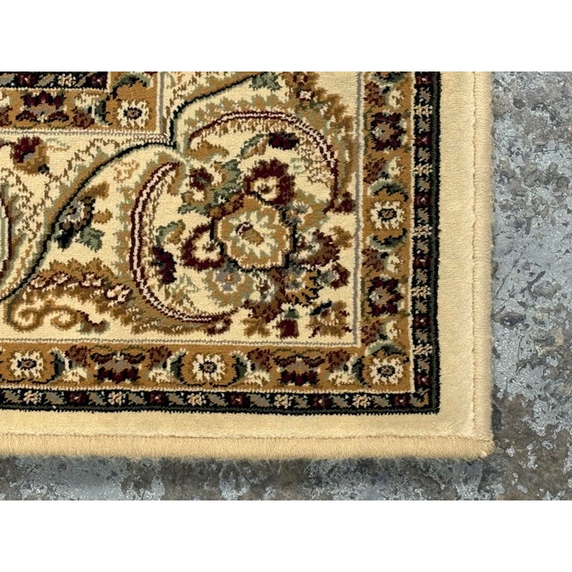 Persian 3ft 11in X 5ft 3in Kenneth Mink Infinity Persian Ivory Area Rug For Sale - Image 3 of 12