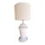 Noir White Marble Table Lamp For Sale