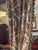 Traditional Brown and Light Blue Brocade Curtains For Sale - Image 3 of 5