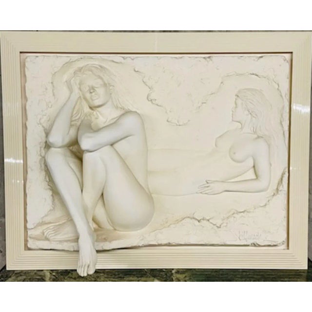 Bill Mack 3d Figural Wall Sculpture, "Reflection", Monumental in Size, Nude For Sale In New York - Image 6 of 13