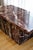 A vintage red plinth marble table crafted from solid Rosso Levanto marble, distinguished by its deep burgundy coloring,...